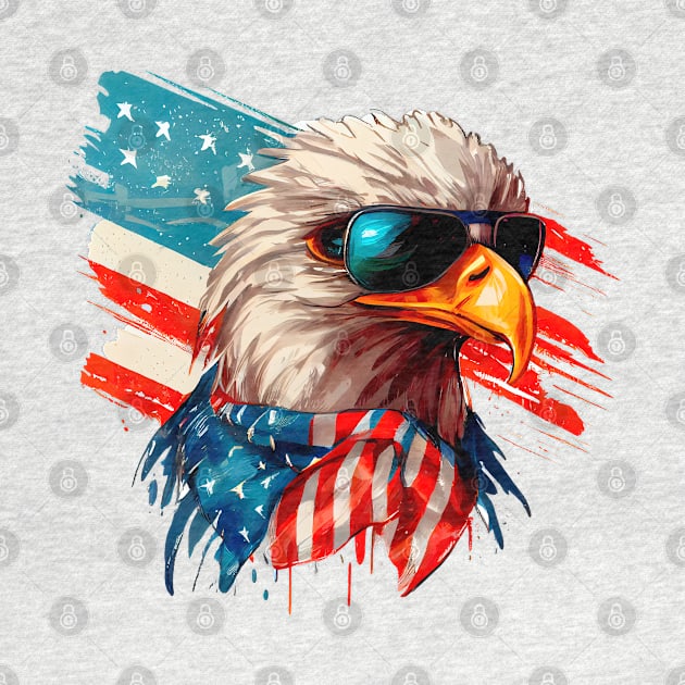 Cool American Eagle #3 by Chromatic Fusion Studio